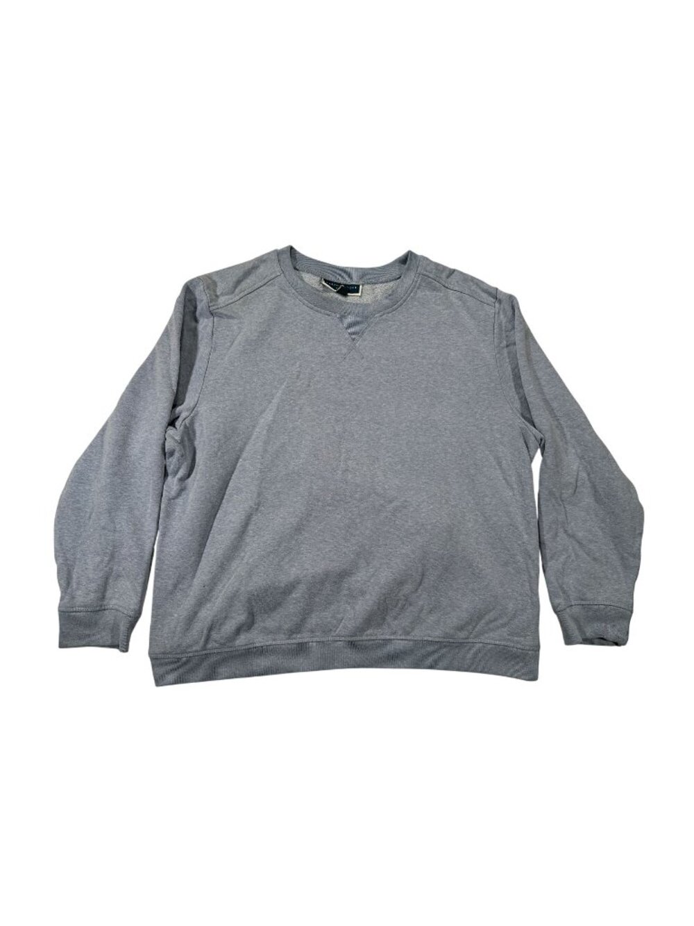 Karen Scott Sport Womens XL Gray Crewneck Sweatshirt Lightweight Casual